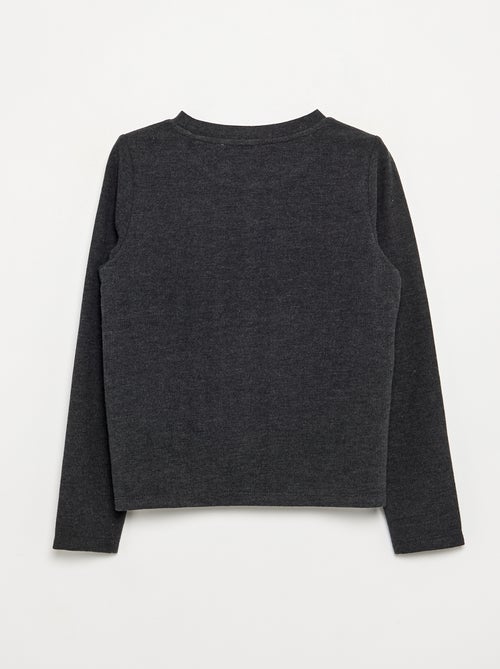 T-shirt con dettagli in perle - Kiabi