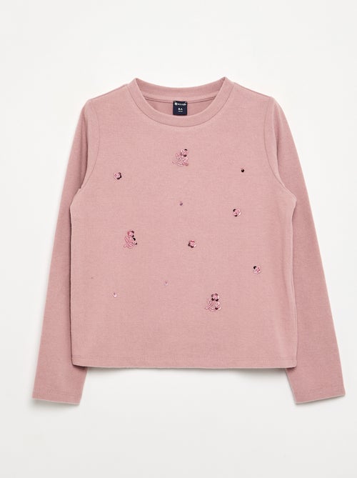T-shirt con dettagli in perle - Kiabi T-shirt con dettagli in perle - Kiabi