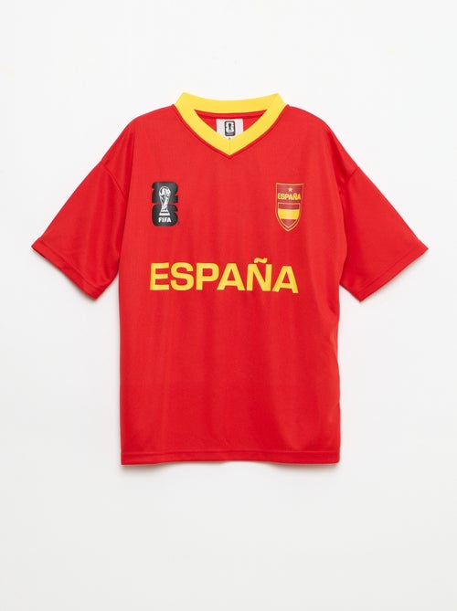T-shirt con licenza ufficiale della Coppa del Mondo FIFA 26™ - Brasile - Kiabi T-shirt con licenza ufficiale della Coppa del Mondo FIFA 26™ - Brasile - Kiabi