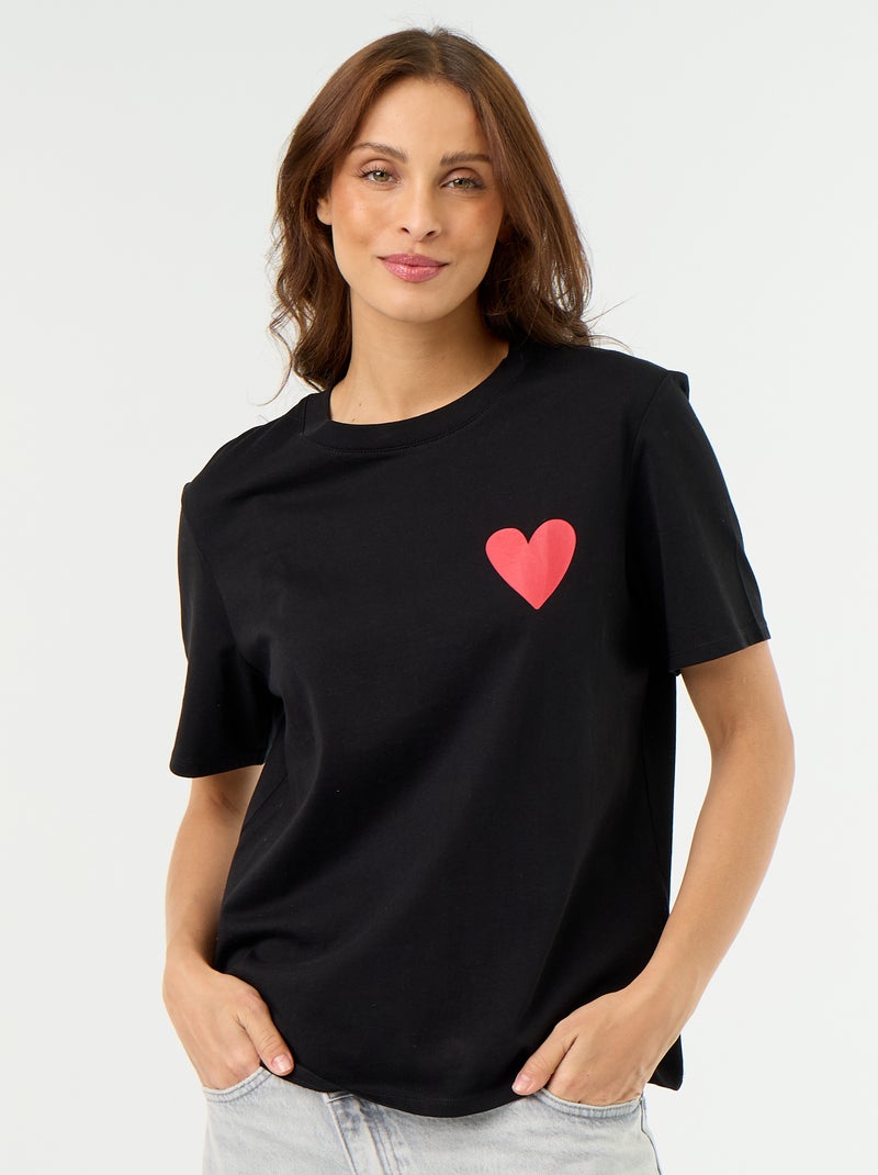 T-shirt con messaggio Addio al Nubilato NERO - Kiabi