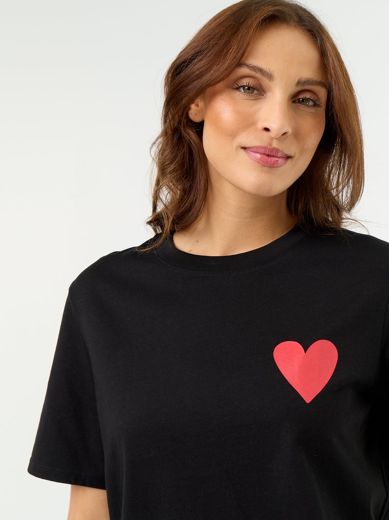 T-shirt con messaggio Addio al Nubilato NERO - Kiabi