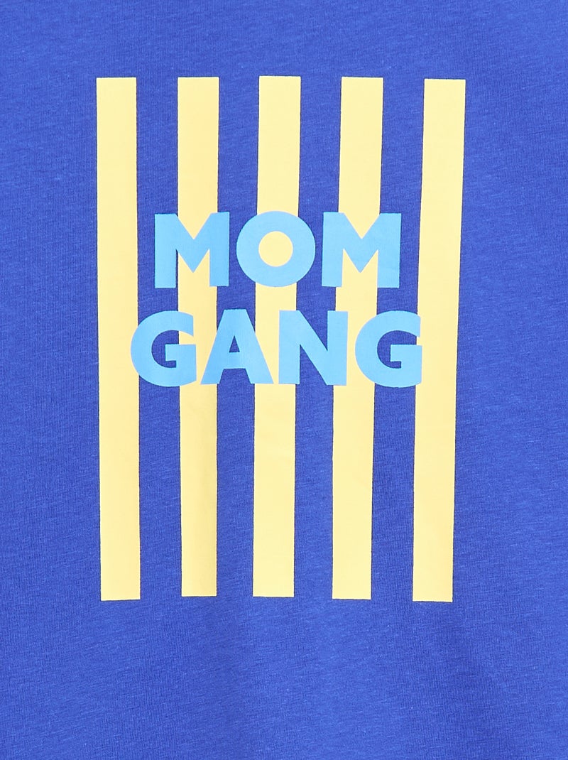 T-shirt con messaggio festa della mamma Blu - Kiabi