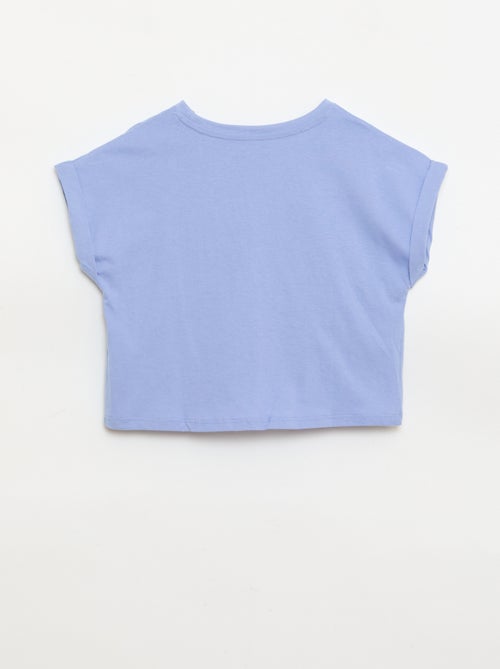 T-shirt con nodo in vita - Kiabi