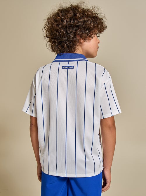 T-shirt da calcio a righe a maniche corte (Ekstract) - Kiabi