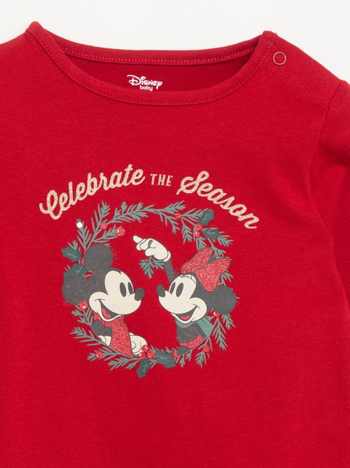 T-shirt de Noël à manches longues 'Minnie' - Kiabi