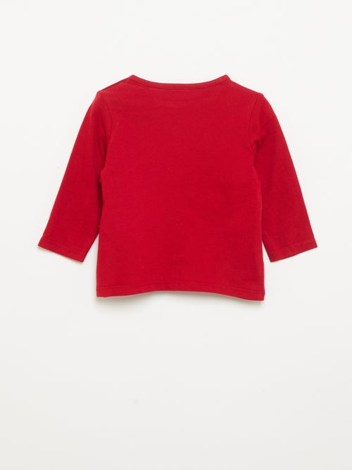 T-shirt de Noël à manches longues 'Minnie' - Kiabi