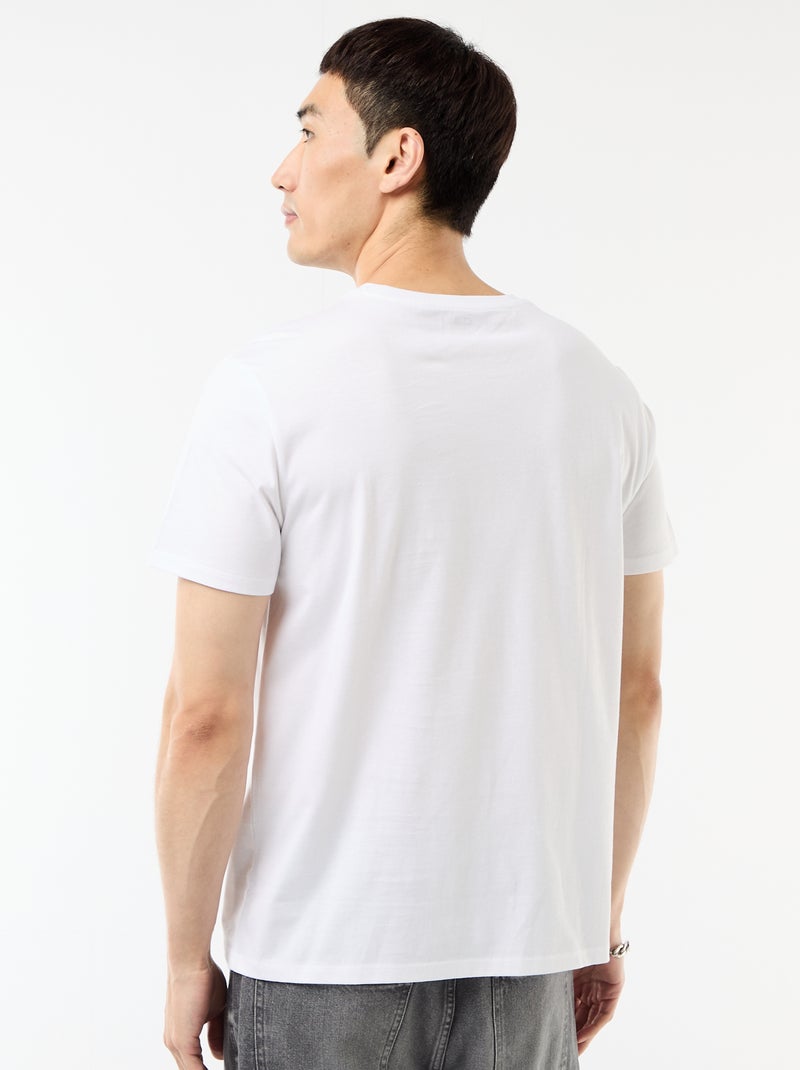 T-shirt 'Deadpool' 'Marvel' à manches courtes Blanc - Kiabi