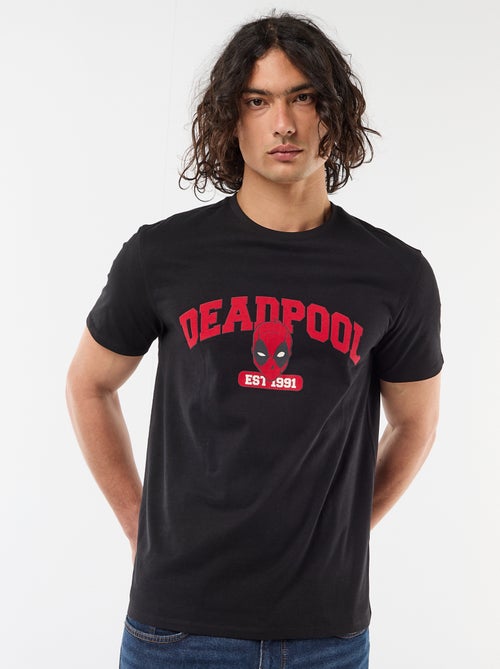 T-shirt 'Deadpool' 'Marvel' à manches courtes - Kiabi