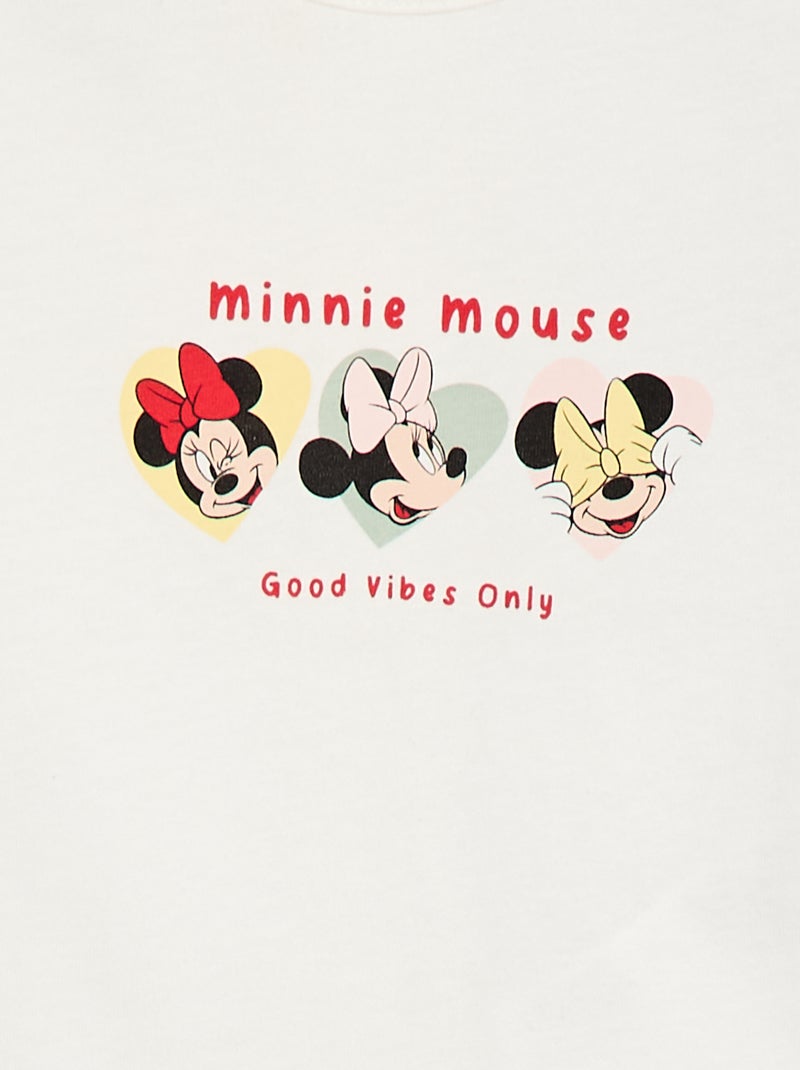 T-shirt 'Disney' à manches courtes Blanc - Kiabi