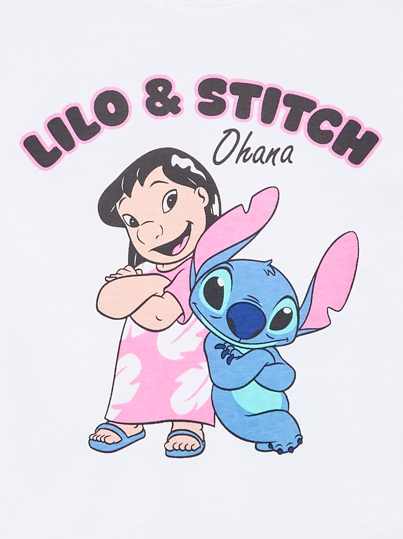 T-shirt 'Disney' à manches courtes Blanc - Kiabi