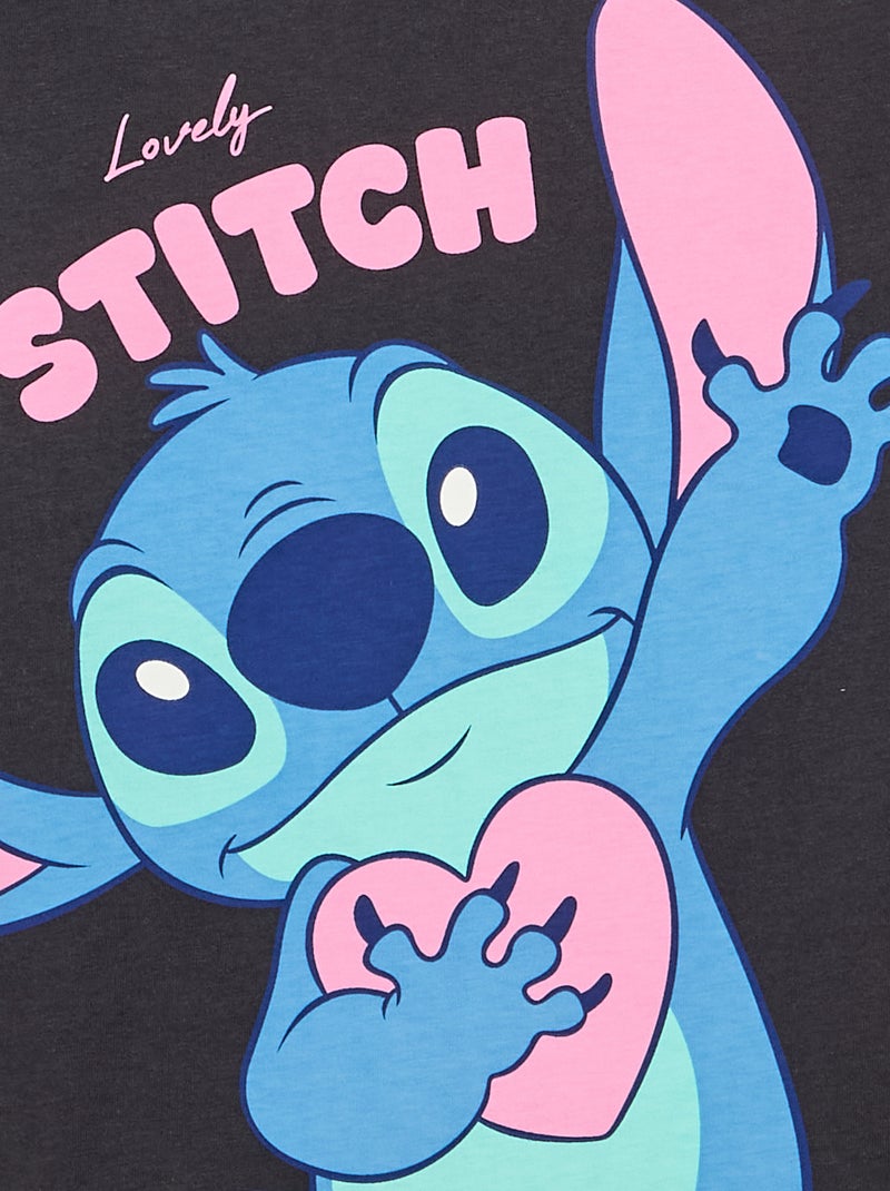 T-shirt 'Disney' à manches courtes Noir - Kiabi