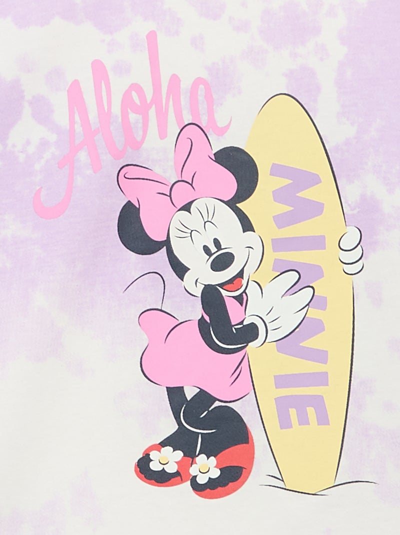 T-shirt 'Disney' à manches courtes Violet - Kiabi