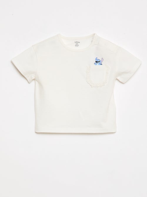 T-shirt 'Disney' a maniche corte e tasca a balze - Kiabi