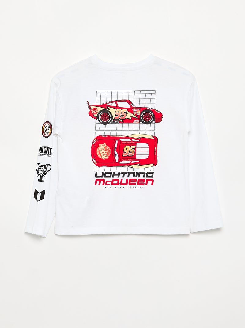 T-Shirt "Disney" "Cars" Weiß - Kiabi