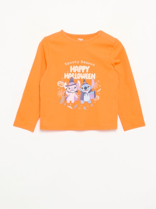 T-shirt 'Disney' 'Halloween' manches longues - Kiabi