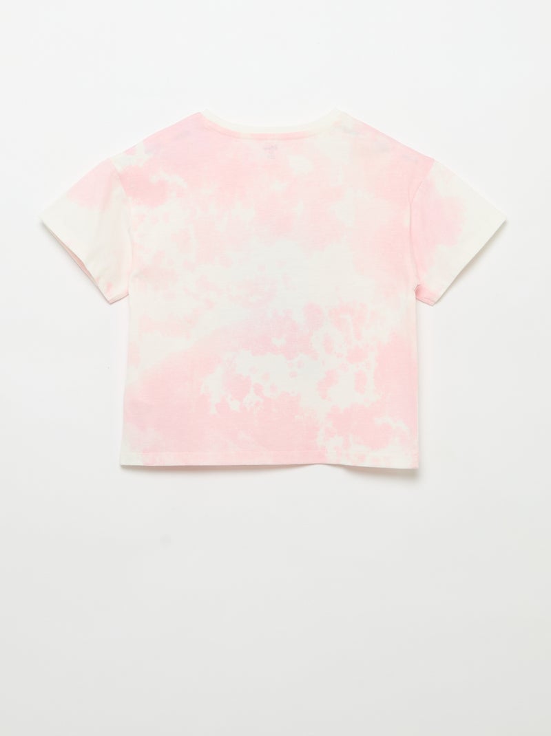 T-Shirt "Disney" mit kurzen Ärmeln Rosa - Kiabi
