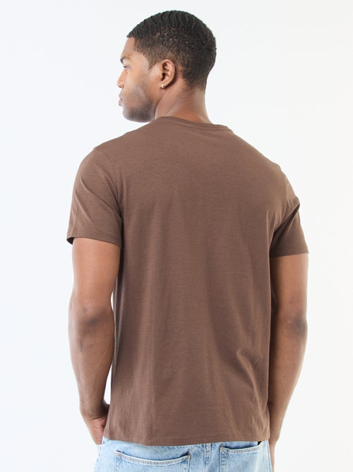 T-shirt droit en jersey uni - Kiabi