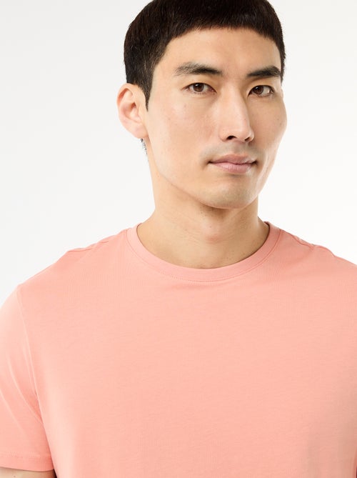 T-shirt droit en jersey uni - Kiabi