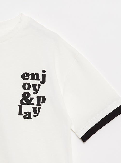 T-shirt effet 2-en-1 - Kiabi