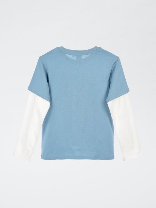 T-shirt effet doubles manches 'Pat Patrouille' - Kiabi T-shirt effet doubles manches 'Pat Patrouille' - Kiabi