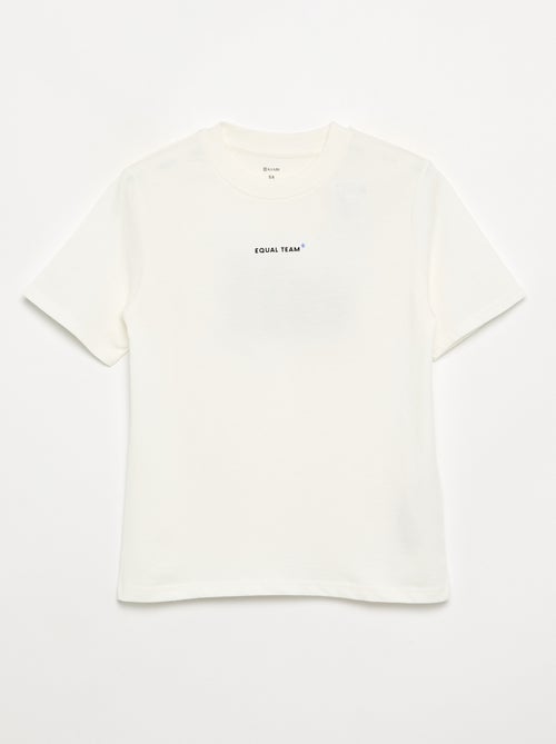 T-shirt 'égalité des genres' - Kiabi