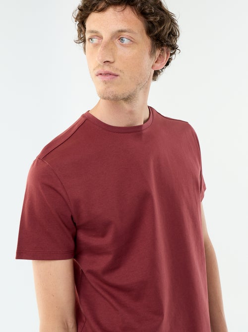 T-shirt en coton à col rond pour homme - Kiabi T-shirt en coton à col rond pour homme - Kiabi