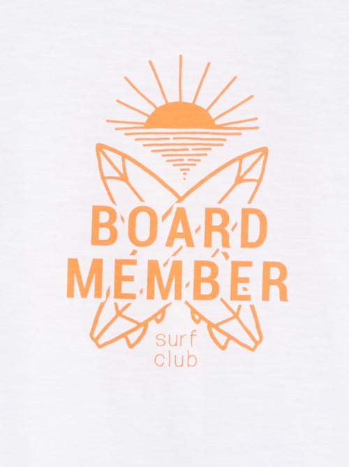 T-shirt en coton avec imprimé - Kiabi