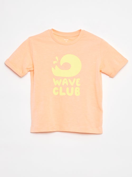 T-shirt en coton avec imprimé - Kiabi