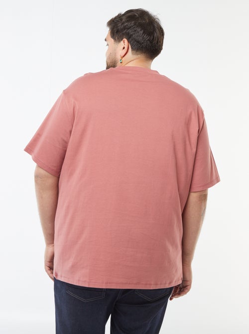 T-shirt en coton confort fit - Kiabi