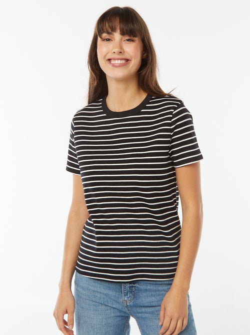 T-shirt en coton épais - Kiabi