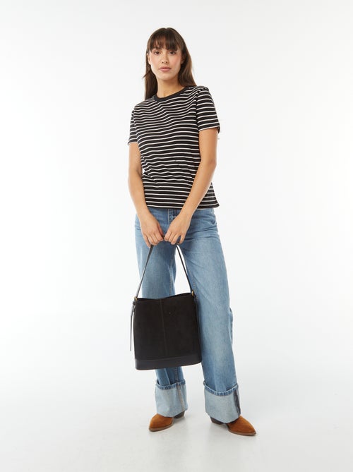 T-shirt en coton épais - Kiabi