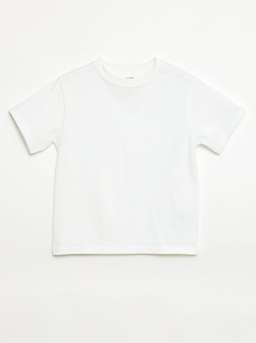 T-shirt en coton premium - Kiabi