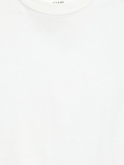 T-shirt en coton premium - Kiabi