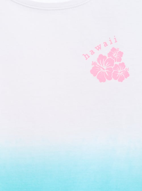 T-shirt en jersey à emmanchures volantées - Kiabi