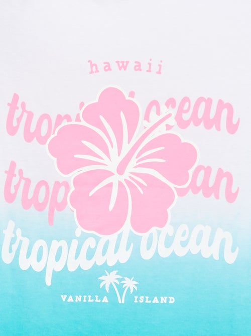 T-shirt en jersey à emmanchures volantées - Kiabi