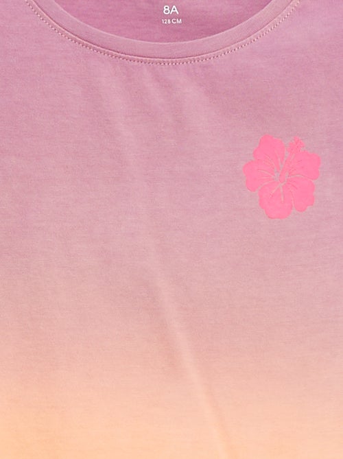 T-shirt en jersey à emmanchures volantées - Kiabi