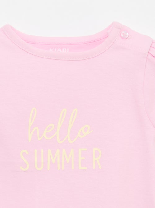 T-shirt en jersey à manches courtes - Kiabi