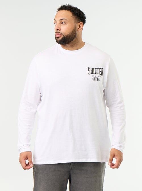 T-shirt en jersey à manches longues - Kiabi