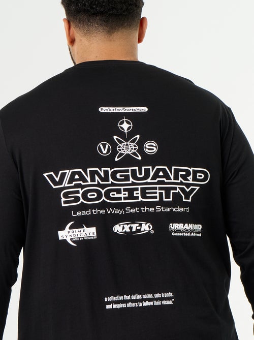 T-shirt en jersey à manches longues - Kiabi