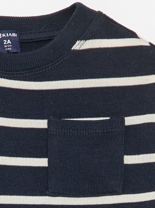 T-shirt en jersey à rayures - Kiabi