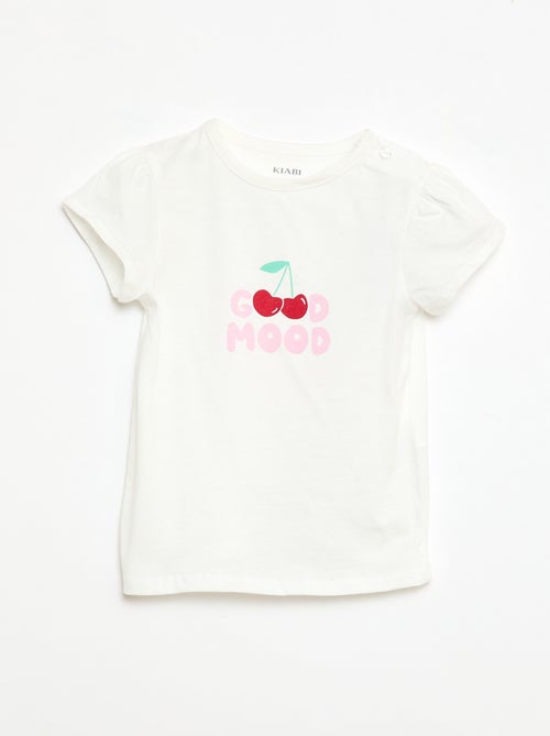 T-shirt en jersey avec manches courtes - Kiabi