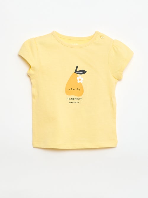 T-shirt en jersey avec manches courtes - Kiabi