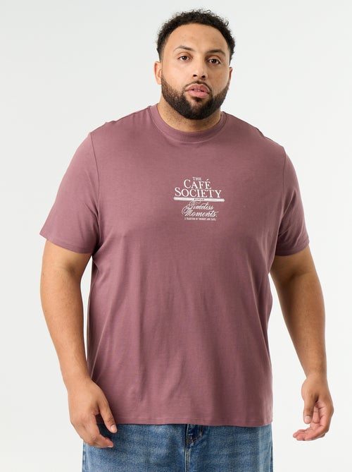 T-shirt en jersey imprimé à manches courtes - Kiabi T-shirt en jersey imprimé à manches courtes - Kiabi