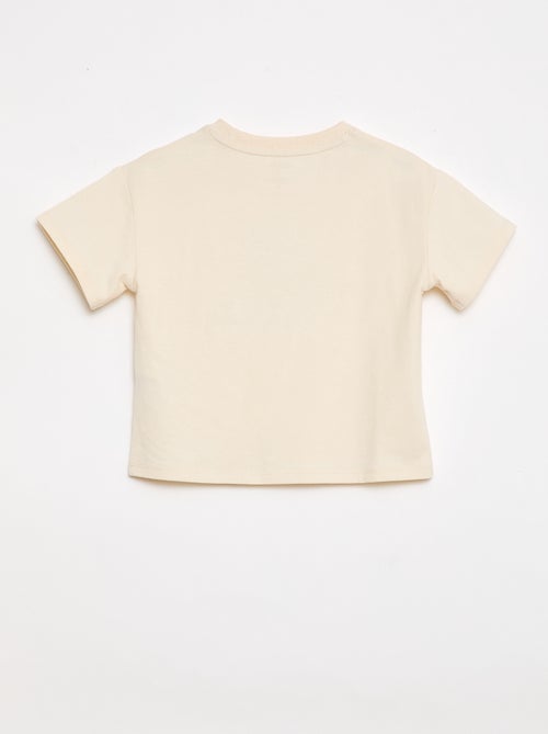T-shirt en jersey imprimé manches courtes - Kiabi