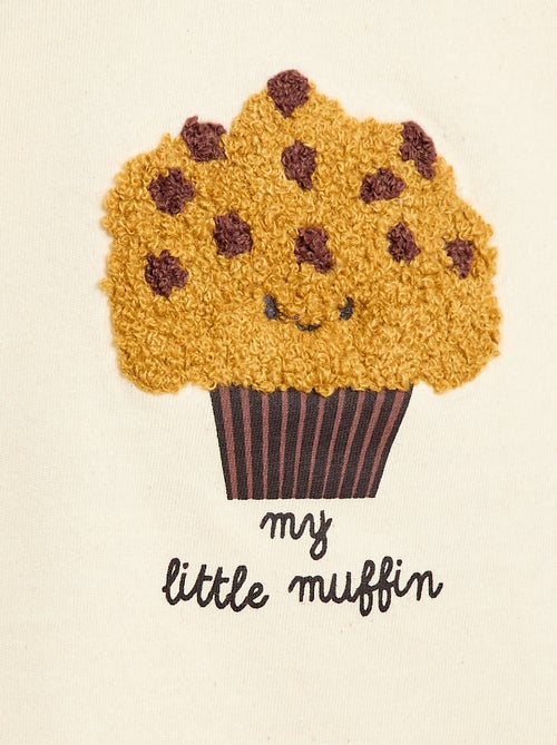 T-shirt en jersey manches courtes avec poche poitrine imprimé - Kiabi