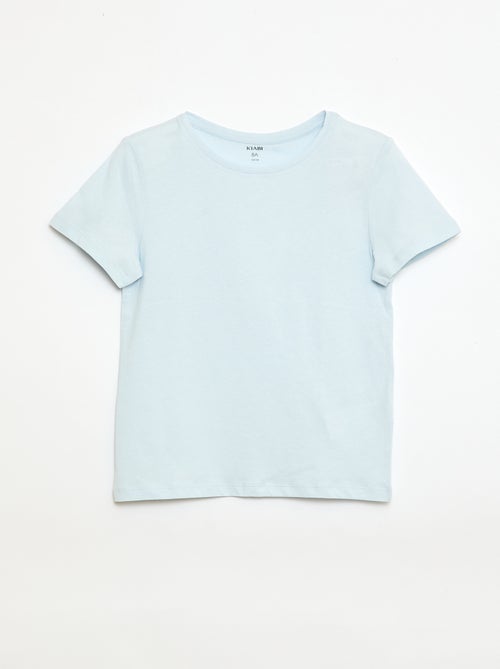 T-shirt en jersey uni - Kiabi