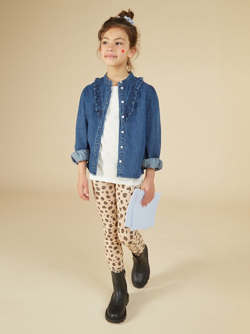 T-shirt en jersey uni - Kiabi