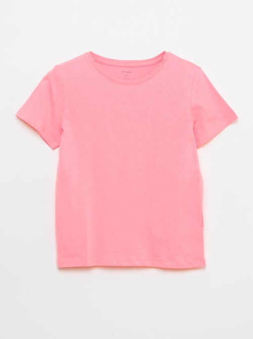 T-shirt en jersey uni - Kiabi