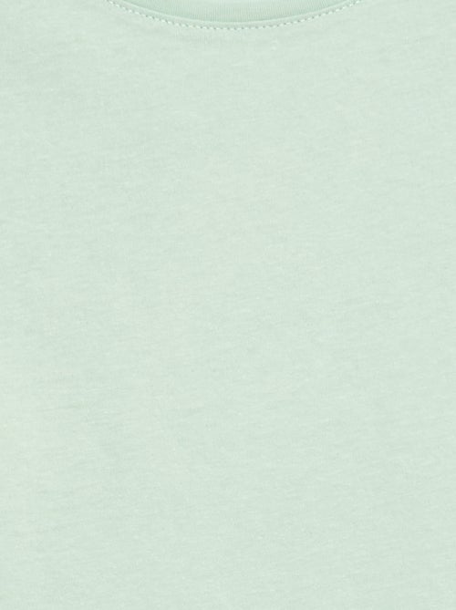 T-shirt en jersey uni - Kiabi