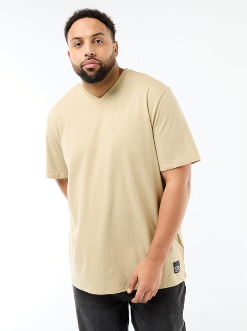 T-shirt en maille jersey à manches courtes - Kiabi